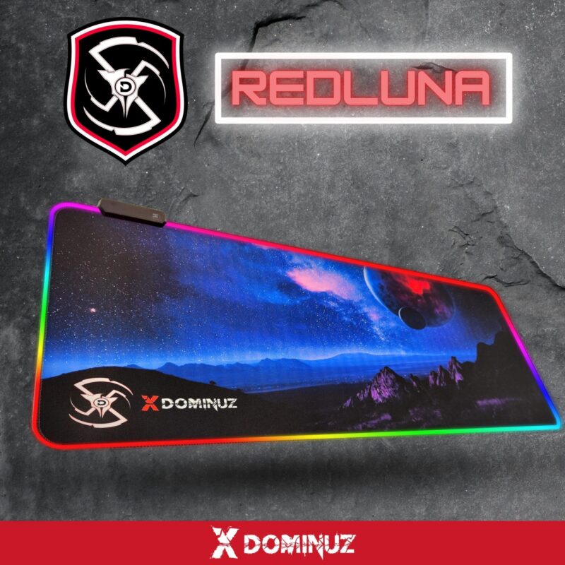 Alfombrilla Gaming RGB Premium XDOMINUZ Redluna