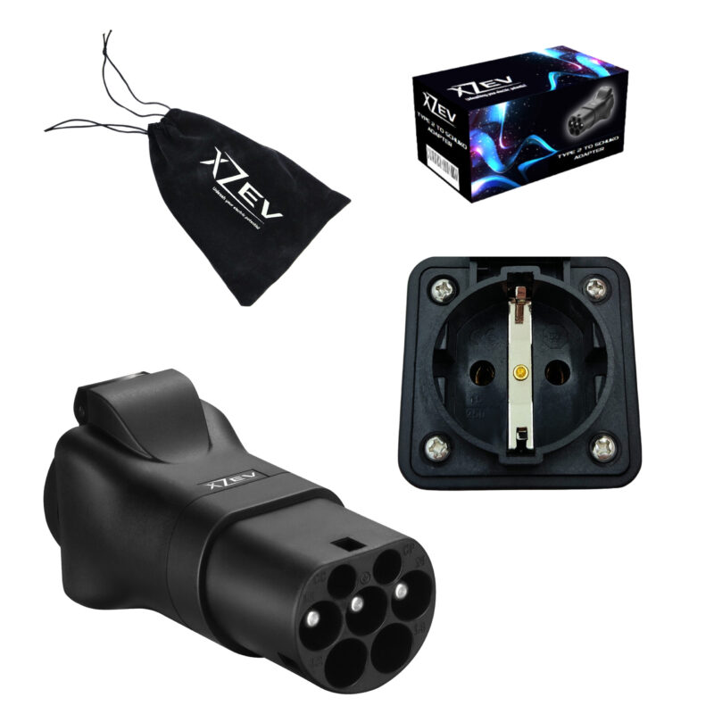 Adaptador Tipo 2 a Schuko XZEV